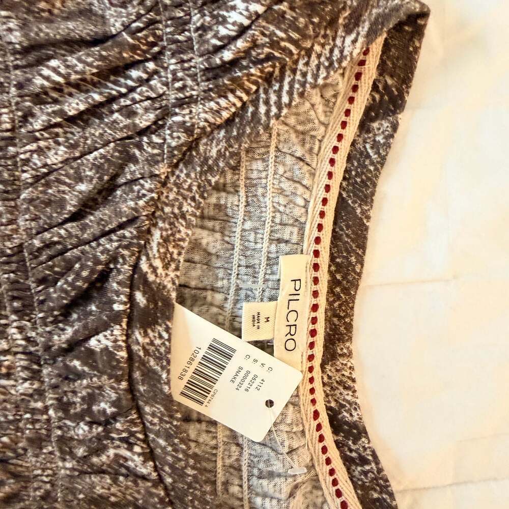 Anthropologie Pilcro Rory Puff Sleeve Smocked Blouse Cottagecore - Picture 6 of 6
